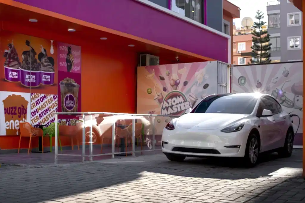 Anka Enerji Alanya elektrikli araç şarj cihazı tamamlanan projeler Atom Master Mahmutlar