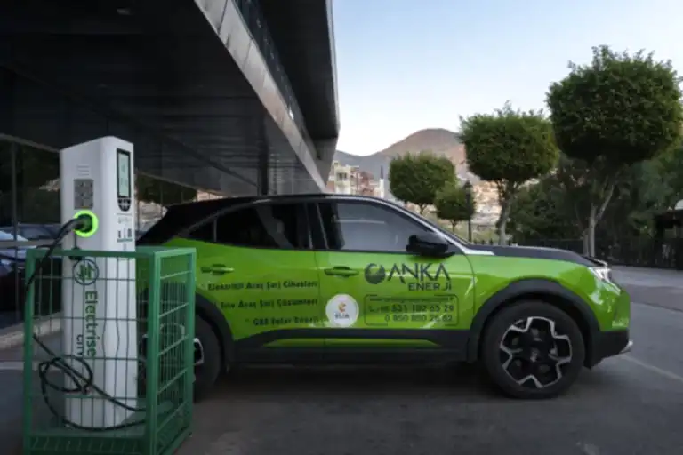 Anka Enerji Alanya elektrikli araç şarj cihazı tamamlanan projeler Kaptan Güverte Hotel