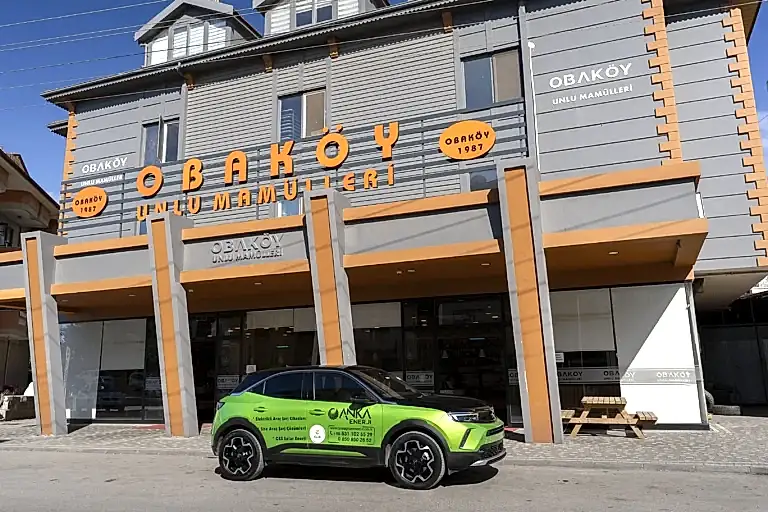 Anka Enerji Alanya elektrikli araç şarj cihazı tamamlanan projeler Obaköy Ekmek Fırını