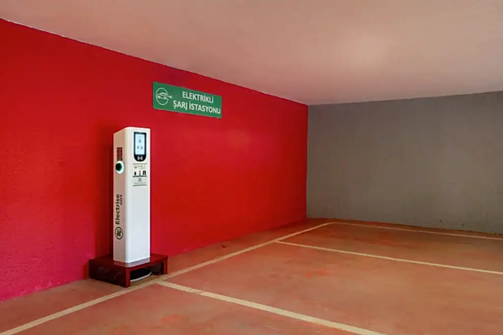 Anka Enerji Alanya elektrikli araç şarj cihazı tamamlanan projeler Boutique Vadi Residence Cebeciler İnşaat